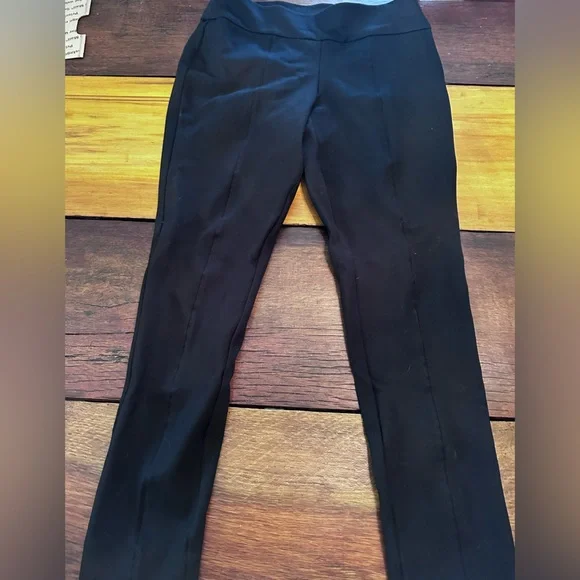 Women’s Small Black Anne Klein Pull On Black Trousers NWT - Picture 2 of 7